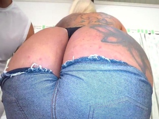 Hugeass ink Trans doggystyled by lover