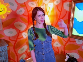 Curly Blonde Teen Records Solo Dildo Masturbation More at