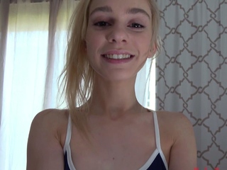 Small titted babe Monica Sweet in
