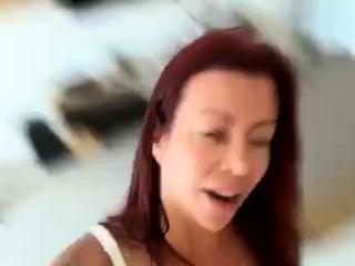 Great Big Boobs On Masturbating Redhead