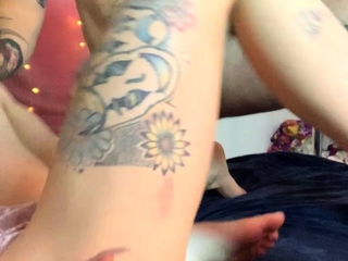 Shemale Fucks Guy While Sucking Sex Toy