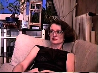 Blonde Amateur Girl Masturbates with Sex Toy to Porn Film