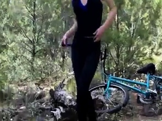Redhead Heather’s Mountain Bike Cam Show