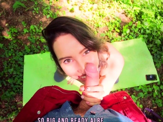 Sexy Teen Brunette Chick Handjobs POV