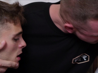 Cute twink tag teamed by his DILFs