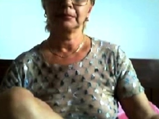 Abuela divina una webcam amateur ertica