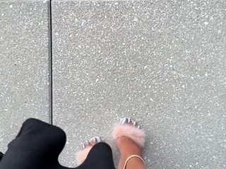 Maitresse Madelines solo foot fetish POV