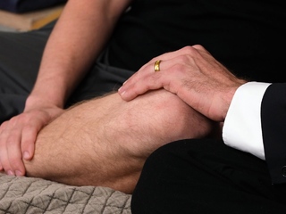 DILF fucks his stepson for the first time