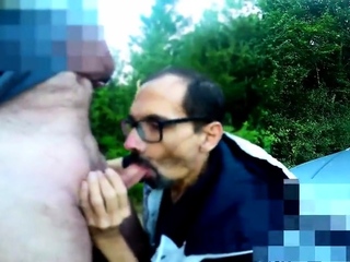 Pipe au Lac Outdoor Blowjob with Hunks