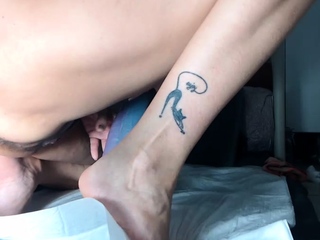 Milky ass solo hoe anally toys