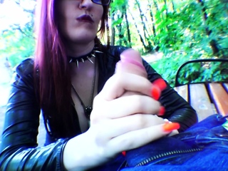 Very yummy amateur redhead blowjob