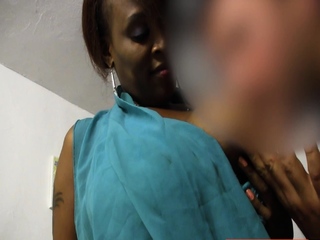 Big Tits Ebony MILF Anal Railed POV