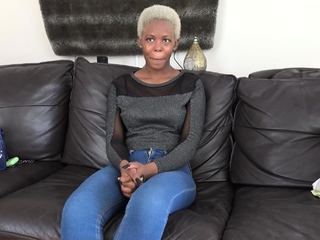 Big Black Ass Ebony Rides Big White Cock