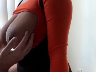 Big assed busty tit fuck and blowjob