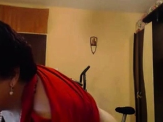 Big-Titted BBW Granny Dances on Webcam