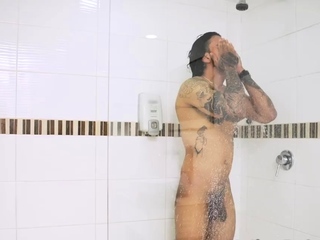 Fucking slutty PAWG Latina neighbor in the shower