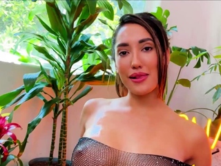 Busty Babe Chloe Amour Pleasures Dick With Her Bald Pussy