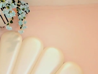 Close up teen foot worship