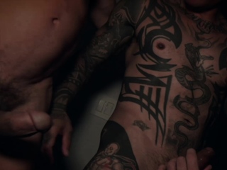 Hung Japanese Damian Dragon Gets Bareback Threesome