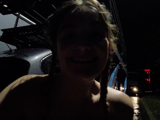 Busty brunette with big boobs rides cock