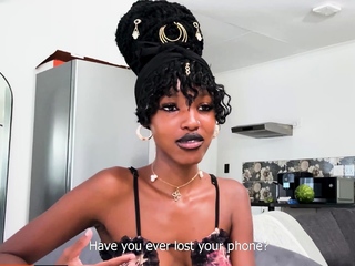 Amateur Petite Black Teen Cowgirl Riding Euro Big Cock