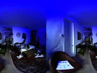 Escape from Zombies with a Halloween Teen Threesome