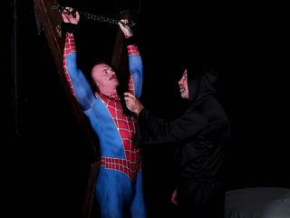 Dominant Gay Rubs Bound Gay Cock