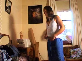 Close up teen pussy gaping action