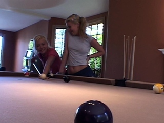 Hot blonde teens going lez
