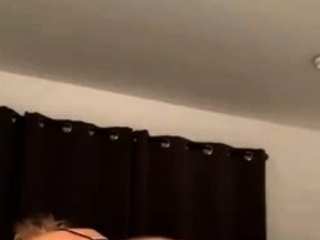 Cece Miri Playing With Anal Plug Wearing Fishnet Lingerie