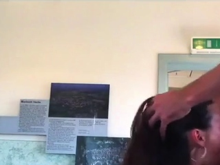 Big-Titted Amateur MILF Flashing in Public