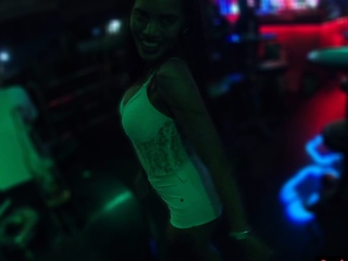 Clubbing with sexy Thai GF and sex after