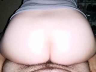 Tiny Teens Take Charge in Reverse Cowgirl Position
