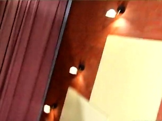 Tattood shemale tranny plays with ass during masturbation