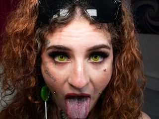 PERVECT Inked baddie Miss Blazy gets sloppy