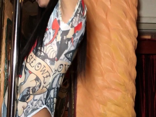 Cute Asian femboy teen dancer tight anal