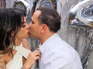 Real latina trans wanking before bending