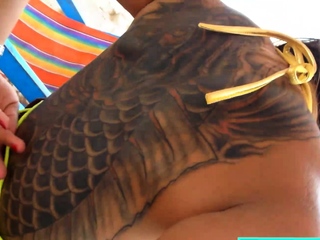 Hot Thai bikini girl taken to a hotel