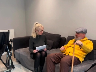 Old senior grandpa pussyfucking hot slut