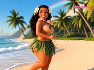 Big Ass Beauty Moana Fucked In Group By Tribal Villagers