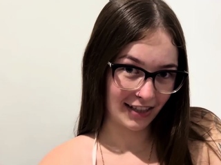 Step sister doing ass-fuck and drinking post-workout milk