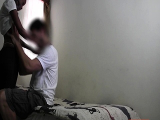 Skinny 18yo Ebony Stripped Railed HARD