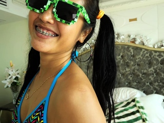 Songkran with big ass Thai MILF GF
