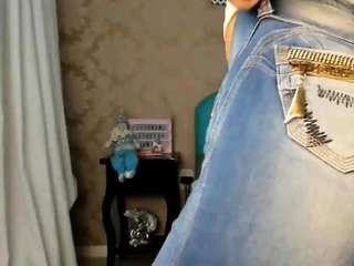 HOT Latina taut jeans bum joi – Cum on my jeans – Big Boobs