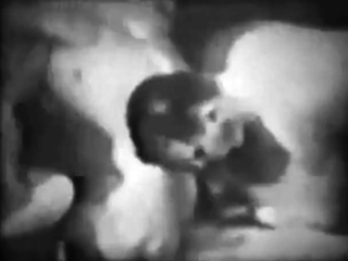 Vintage Bareback Blowjob by Amateurs