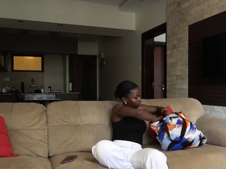 BUSTY EBONY TEEN used BIBLE STUDY SESH as cover