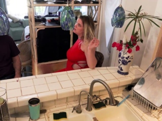 Stepmom gets pics for anniversary of secretary sucking