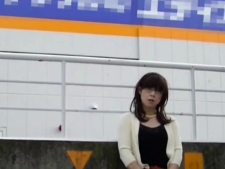 Outdoor Flashing with Japanese Crossdresser