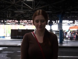 Redhead Helen Flashed And Railed In Public...